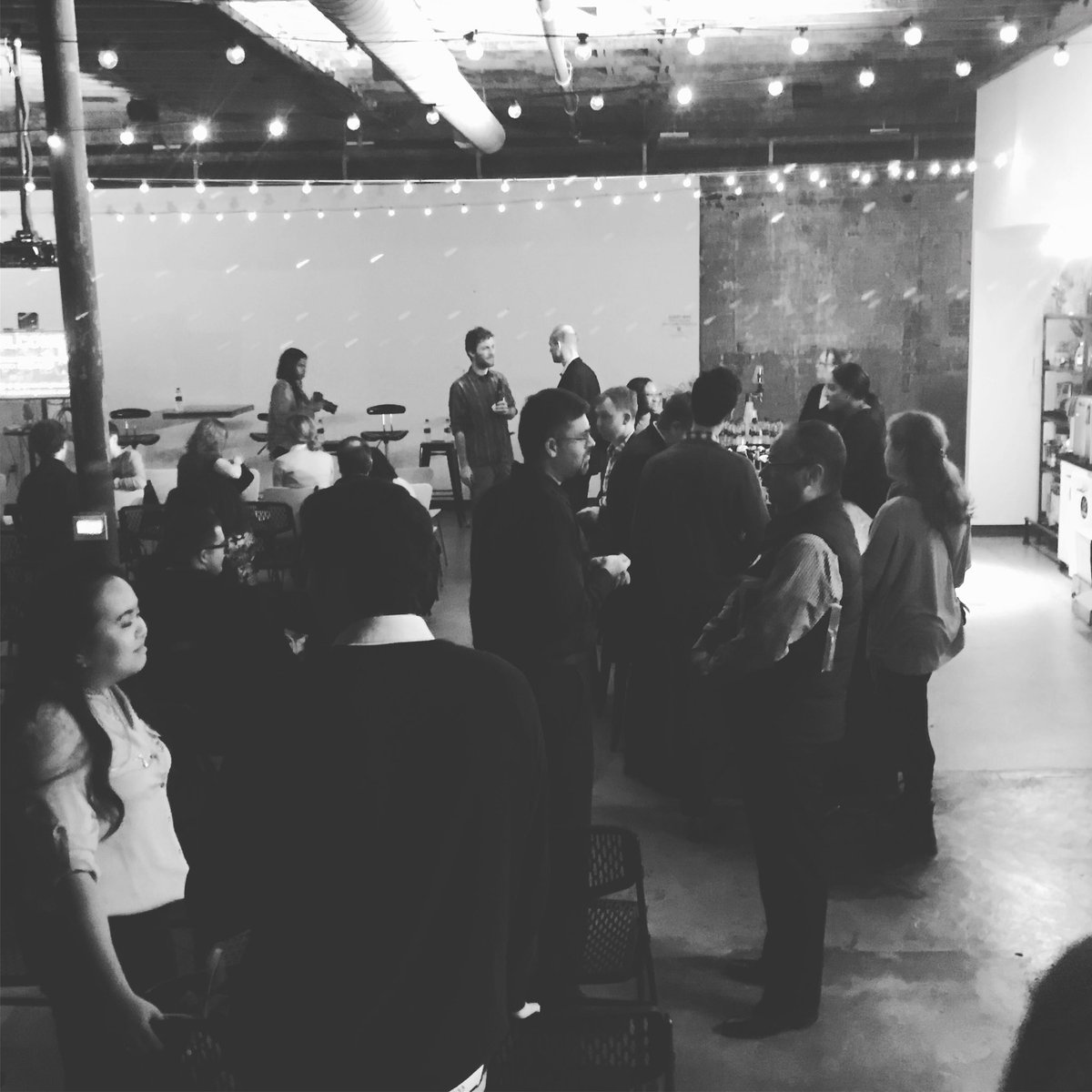 smashingboxes's tweet image. Over 100 people networking before the RTP Career Services expert panel on how to get a job in tech. #triangletech #durham
