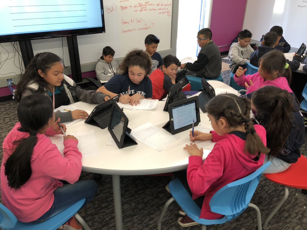 Fletcher5thGr's tweet photo. Had the opportunity to coteach some writing with @JoseLGarcia_88 today! Always a great time! #OlivePride #IsaacNunezOliveCollaborative https://t.co/1ptOSibOil
