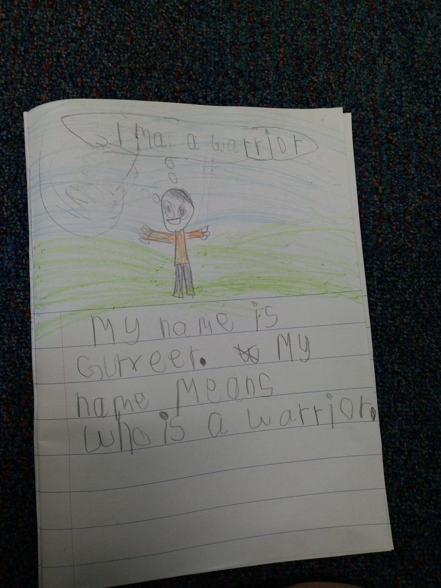 MrsMladenis's tweet photo. Investigating what our names mean and writing complete sentences @AitkenCreekPS https://t.co/TV9GEUYJmJ