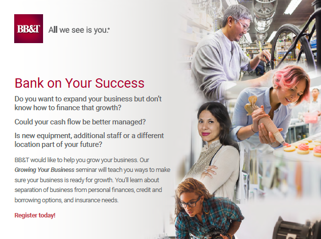 Atlanta_NM's tweet photo. Vendor &amp; Business Owner Seminar This Saturday, hosted by AINM and BB&amp;T! Tickets are free but must be registered in advance to attend. We have a few spaces left, so sign up today to secure your spot! - https://t.co/Hlx8yIMAFR https://t.co/sgp0xk603j