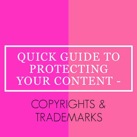 Be confused about copyrights and trademarks no longer! Learn the basics with this guide - buff.ly/2IxLD1x