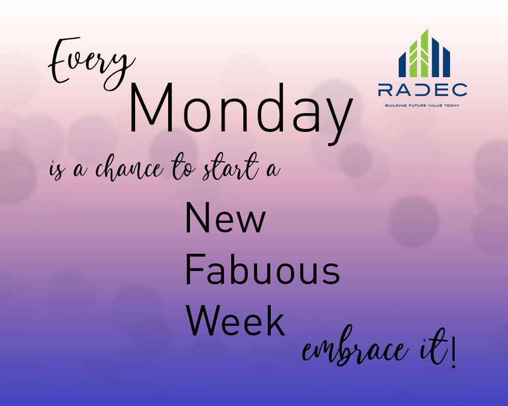 Embrace each day at Radec Group. radecgroup.com/careers <a href="/WZPenticton/">WorkZone Penticton</a> @BCBuildingInfo <a href="/SearchBCjobs/">job search BC</a> @BC__jobs <a href="/BCHomez/">Joe</a> <a href="/Penticton/">Penticton</a> <a href="/BCHOMEHUNTER/">BCHH</a> #Monday #RadecGroup