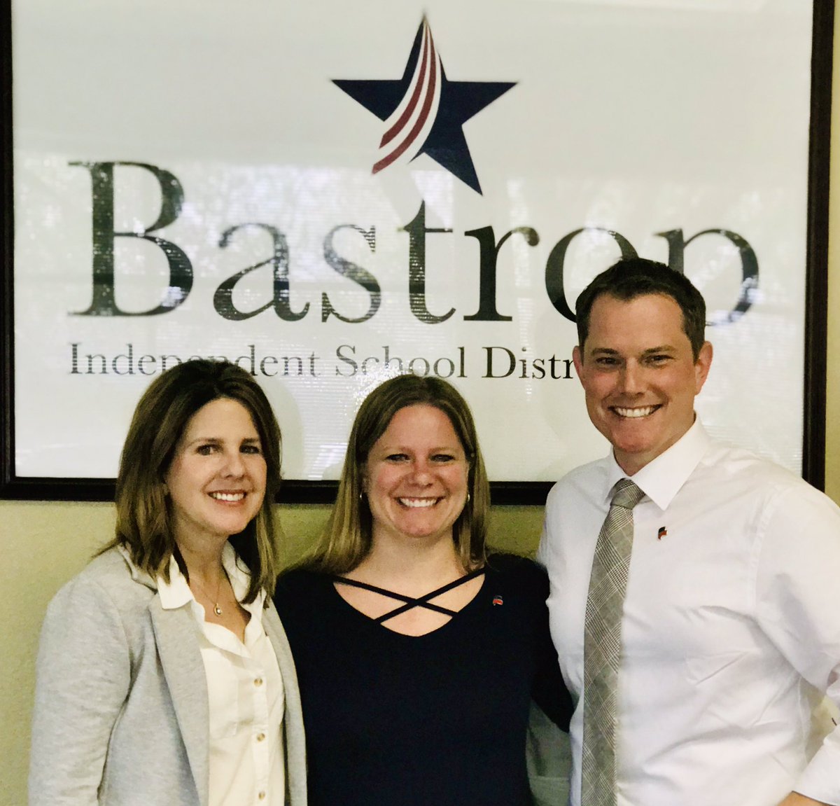 BastropISD's tweet photo. Thank you @tspra. Our school district is already better from your #CampCommunication. Proudly wearing our #tspra19 pins today in support of #Texas #School PR. π©πΌβππ¨π½βπ«ππ» https://t.co/qj4mmYqOoW