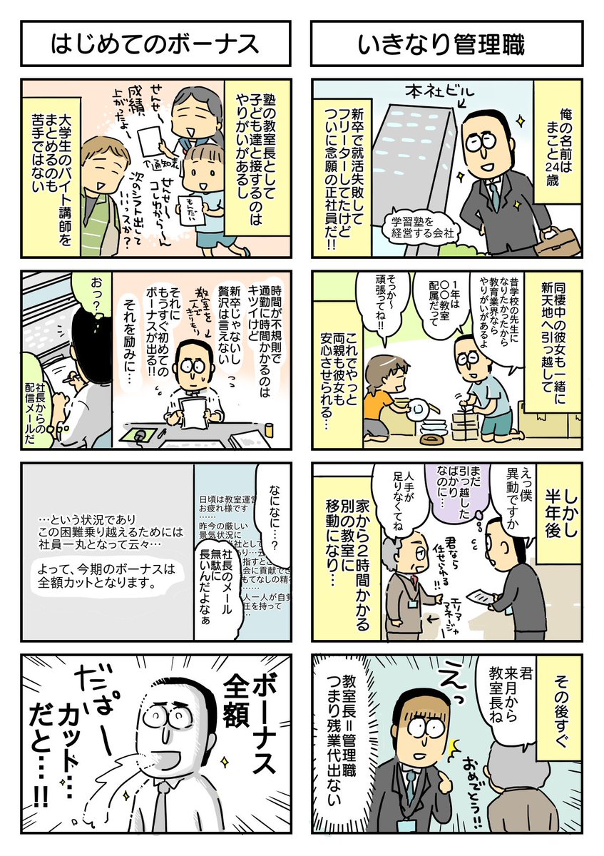 転職鉄板ガイド 公式 On Twitter ブラック企業あるあるマンガ ボーナスなくなるわ すぐ異動になるわでやってらんねえよ 逆にこの環境でも続けられるって仙人なのか ｗ 早く転職しよう ブラック企業 転職 仕事 社畜 転職鉄板ガイド Livedoorblog公式