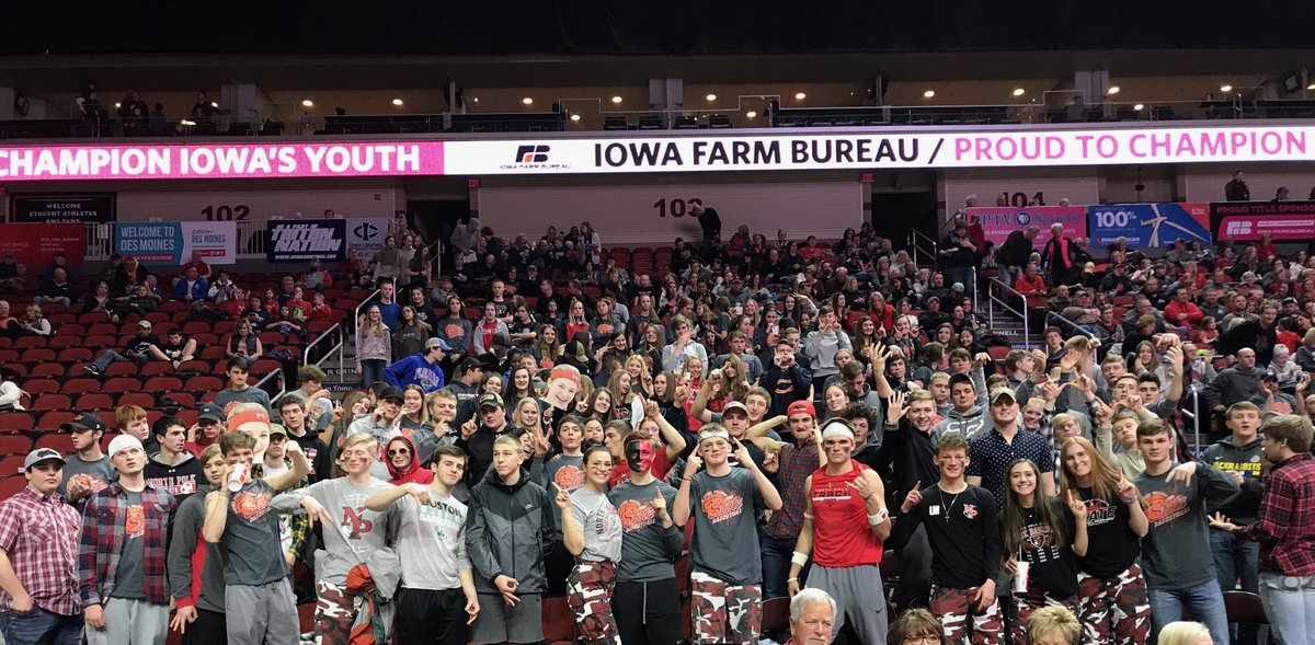 Best Student Section In The State Of Iowa☄️