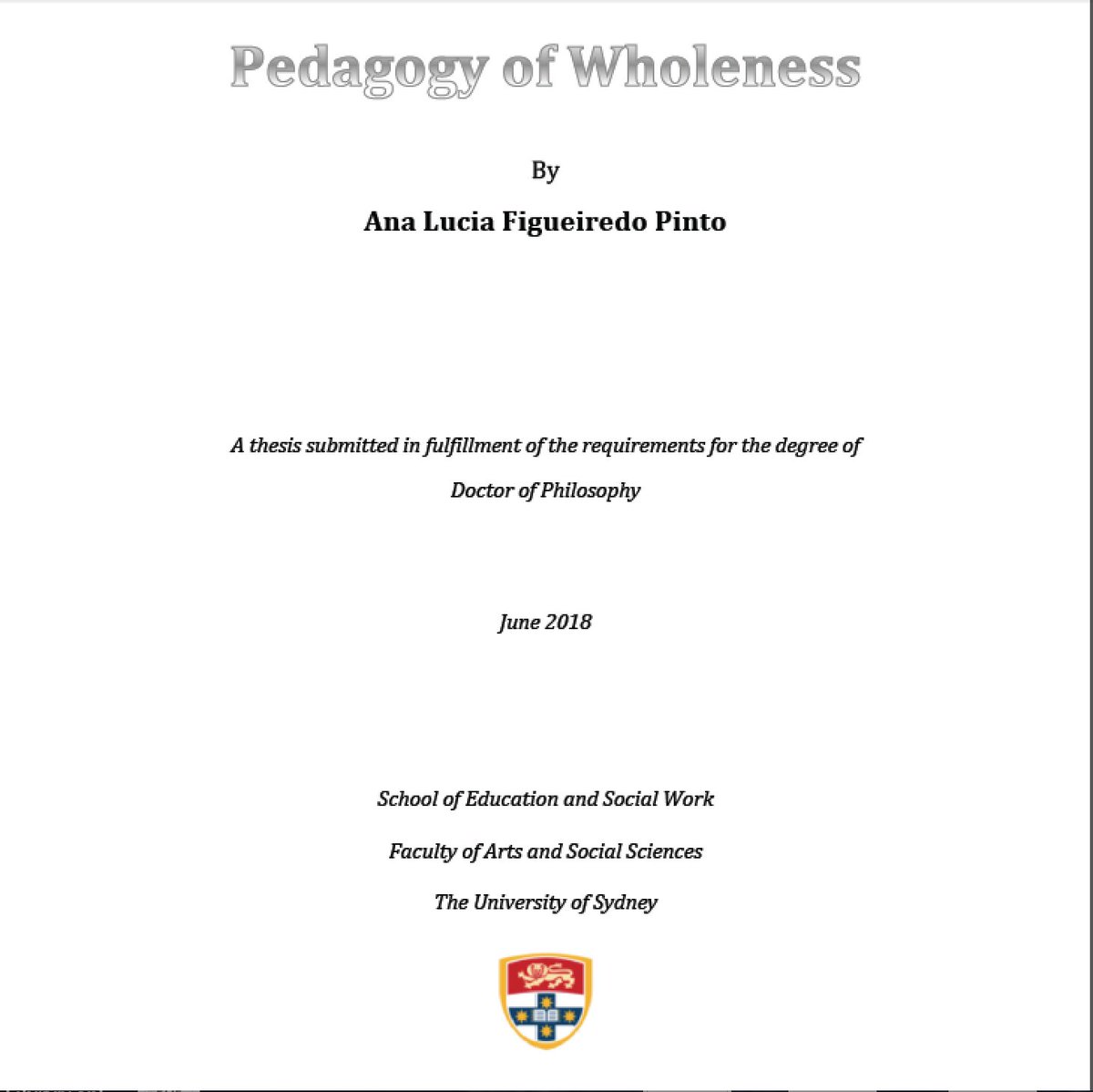 DrAnaPinto's tweet photo. Interested in design of learning environments? “The thesis has changed my educational world-view, to include  much more  attention upon aesthetic and emotional aspects of learning  environments  (including digital environments).” (A reviewer). Open source https://t.co/cajyoed5zI https://t.co/XSQaXxJoqk