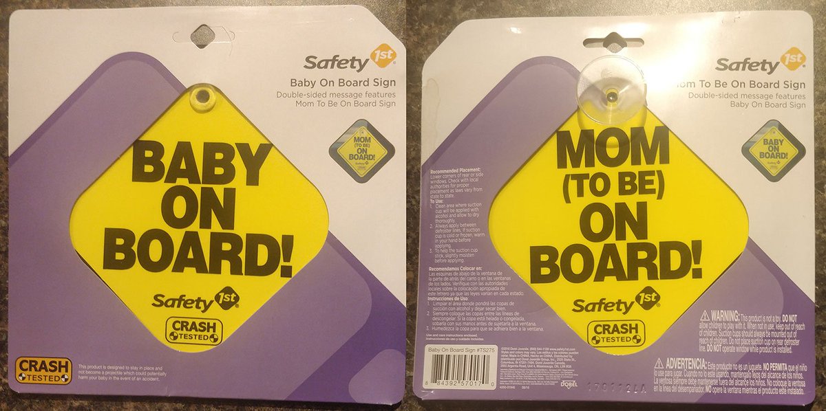 Daddy_Steps's tweet image. We just got our first "Baby On Board sign. It's reversible with a "Mom(To Be) On Board" sign on the back. Preparation is moving along well.
#BabySteps #DaddySteps #Baby #Daddy #babyOnBoard

Check out the full post here: bit.ly/DaddySteps-Bab…