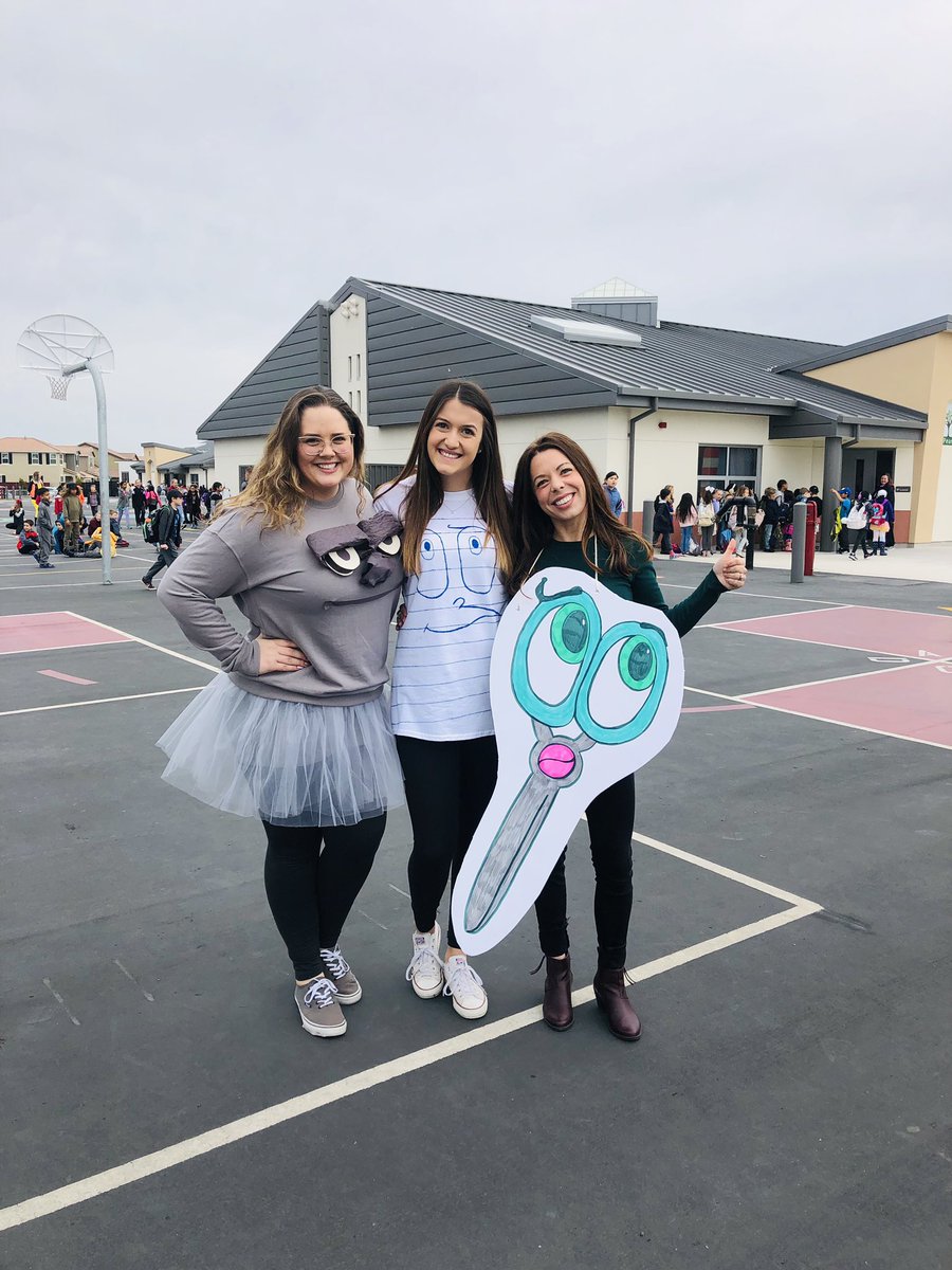 spearsmegan12's tweet photo. The Legend of Rock Paper Scissors! Thank you @DrewDaywalt for the inspiration! #bookcharacterday #teameffort #fourthrocks #RCSDchampions @RCSDOrchard @OrchardRanch4 @mskellogg4 @CaraChandler4th https://t.co/KfNA93d14j