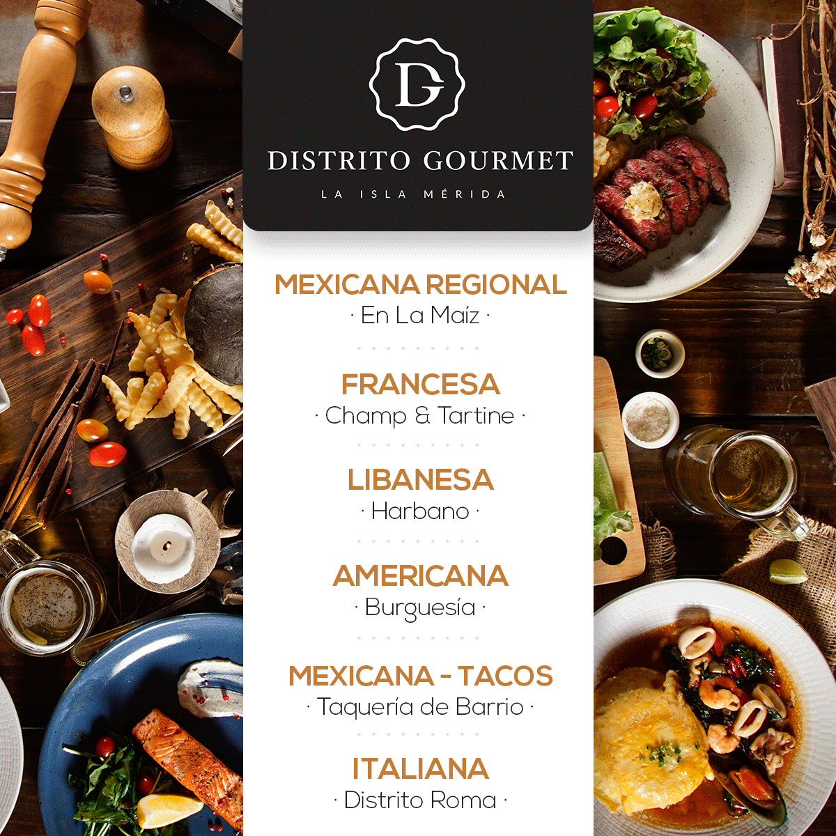 LaIslaMerida's tweet photo. #SabíasQue en #LaIslaMérida contamos con #DistritoGourmet un lugar donde puedes encontrar más de 10 cocinas internacionales para los paladares más exigentes 😋🍴 https://t.co/gF55pnfBfH