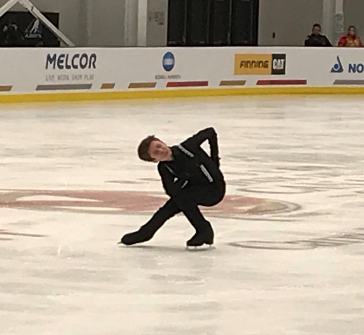 VBMonica6's tweet photo. Tyler Bishop @Team_EquipeNB #CGFigureSkating @2019CanadaGames completes his Pre-Novice Men’s Short Program here in the Gary W. Harris Canada Games Centre. #thisisourmoment. Great skate Tyler! https://t.co/e2u0jbirpE