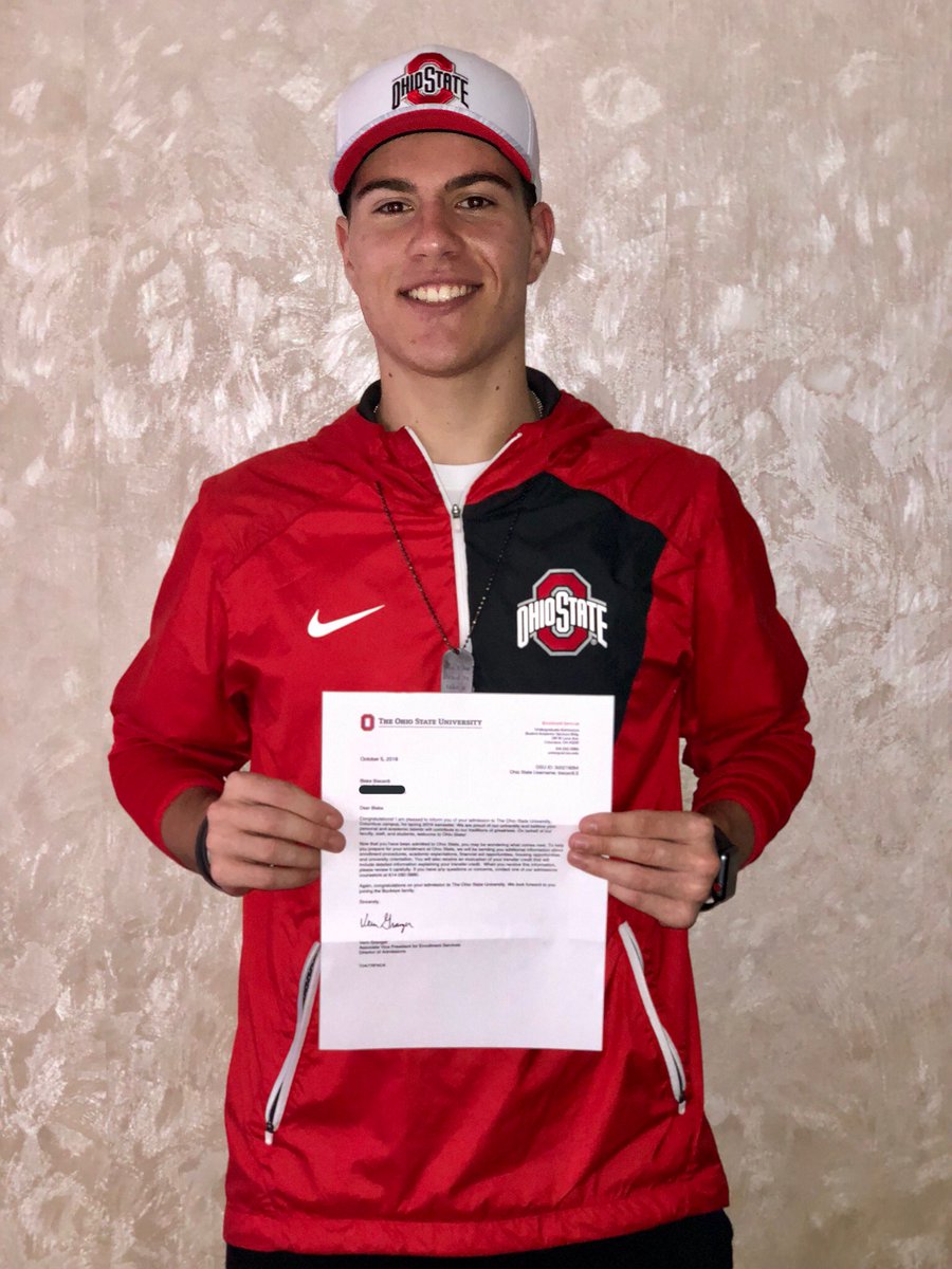 BlakeBiscardi's tweet photo. See you soon, Columbus!
#Accepted2OSU #GoBucks ❤️ https://t.co/5QfoGxRMfA