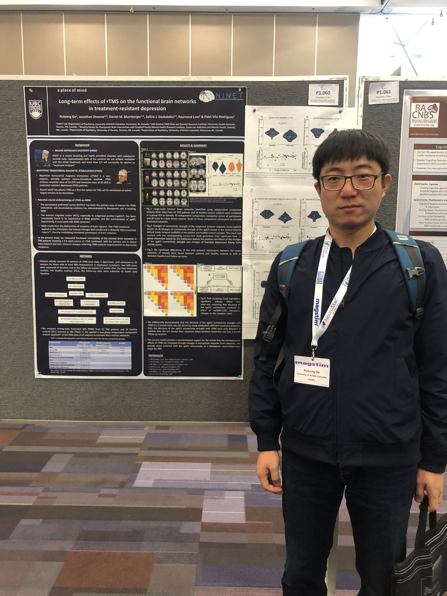 NinetLab's tweet image. Our own Dr. Ruiyang Ge presenting at #BrainStimConf! Well done Ruiyang!