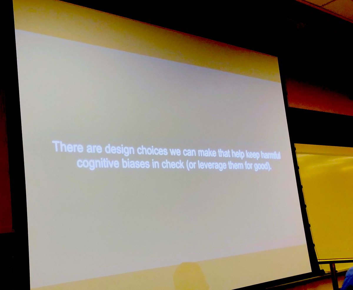 GeorgeD5PHL's tweet image. Design for Cognitive Bias, a great presentation by @movie_pundit Dylan Thomas #WIAD19 #DesignForDifference