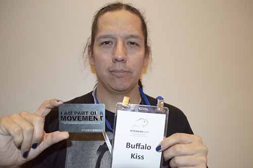 CommunityPwr's tweet photo. “Renewable energy is what I do. If we don’t take these initiatives today, we sacrifice all the work done by our ancestors.” Buffalo Kiss, Sto:lo Nation, BC. A #changemaker from the #SevenGen #IndigenousYouth Summit in Calgary last month @studentenergy #YouthLeadership @SupaNativ https://t.co/tfEBT4i4z6