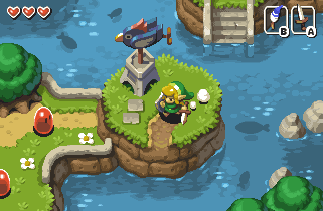 The Legend of Zelda Link pixel art