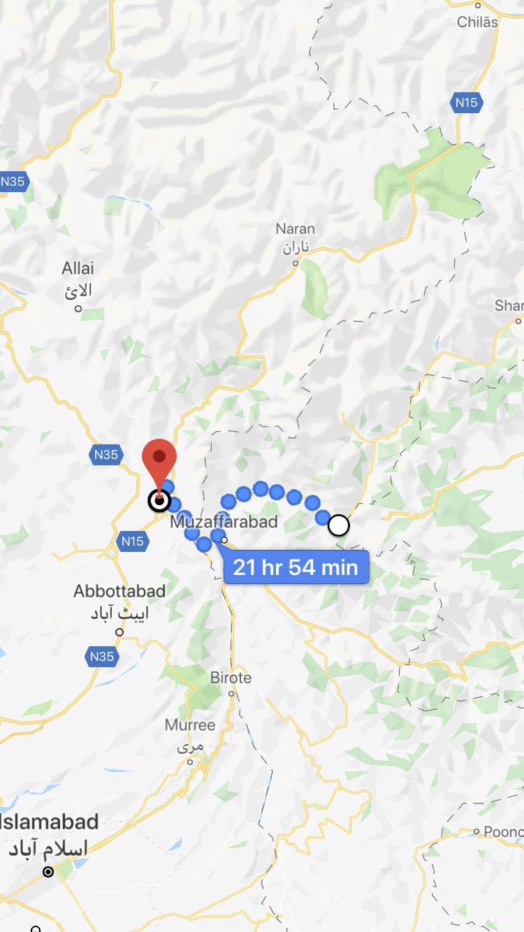 Murree Map With Distance Secunder Kermani Sur Twitter : "Colleagues At Bbc Urdu Have Been Told The  Location Of The Attack Is In A Forest Area Called Jabba, Not Far From New  Balakot... Despite Pak Military (
