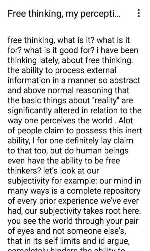 MothusiMo2c's tweet photo. Here's what I think about free thinking https://t.co/z5czqd9XVW