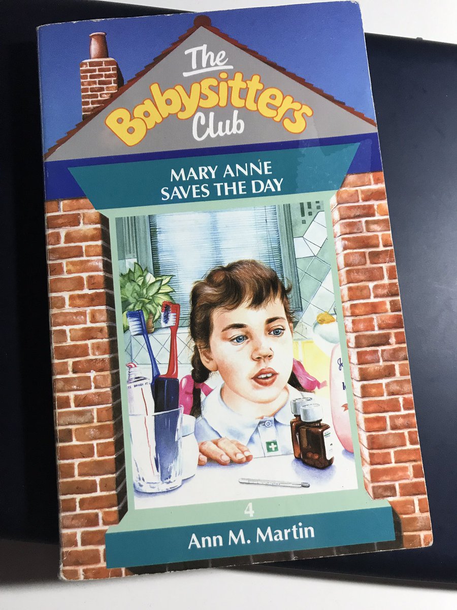 Found this in the treasure trove of secondhand books that is <a href="/HalcyonBooks/">Matt Hubbard</a> ... ADORED these books when I was a pre teen! Anyone else? #thebabysittersclub #80schild #bookworm