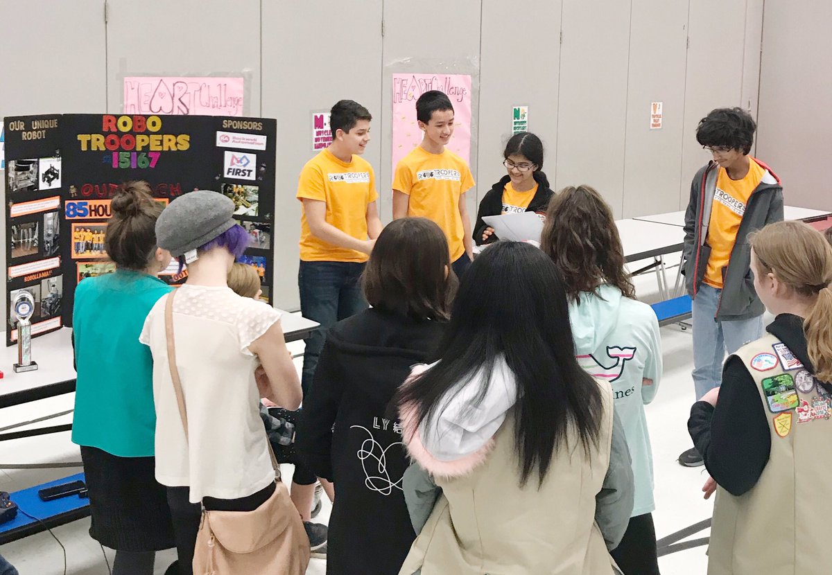 During our outreach session to Girl Scout group this evening.