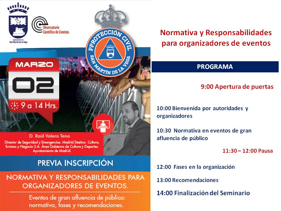 PCivil_SMVEGA's tweet photo. A qué esperas para apuntarte al curso que impartirá Raúl Valera?
Inscripciones Gratuitas en: https://t.co/zVSM0USjZD
#ProtecciónCivil #FormaciónContinua #ProteEventos2019 https://t.co/DXiwNhloaC