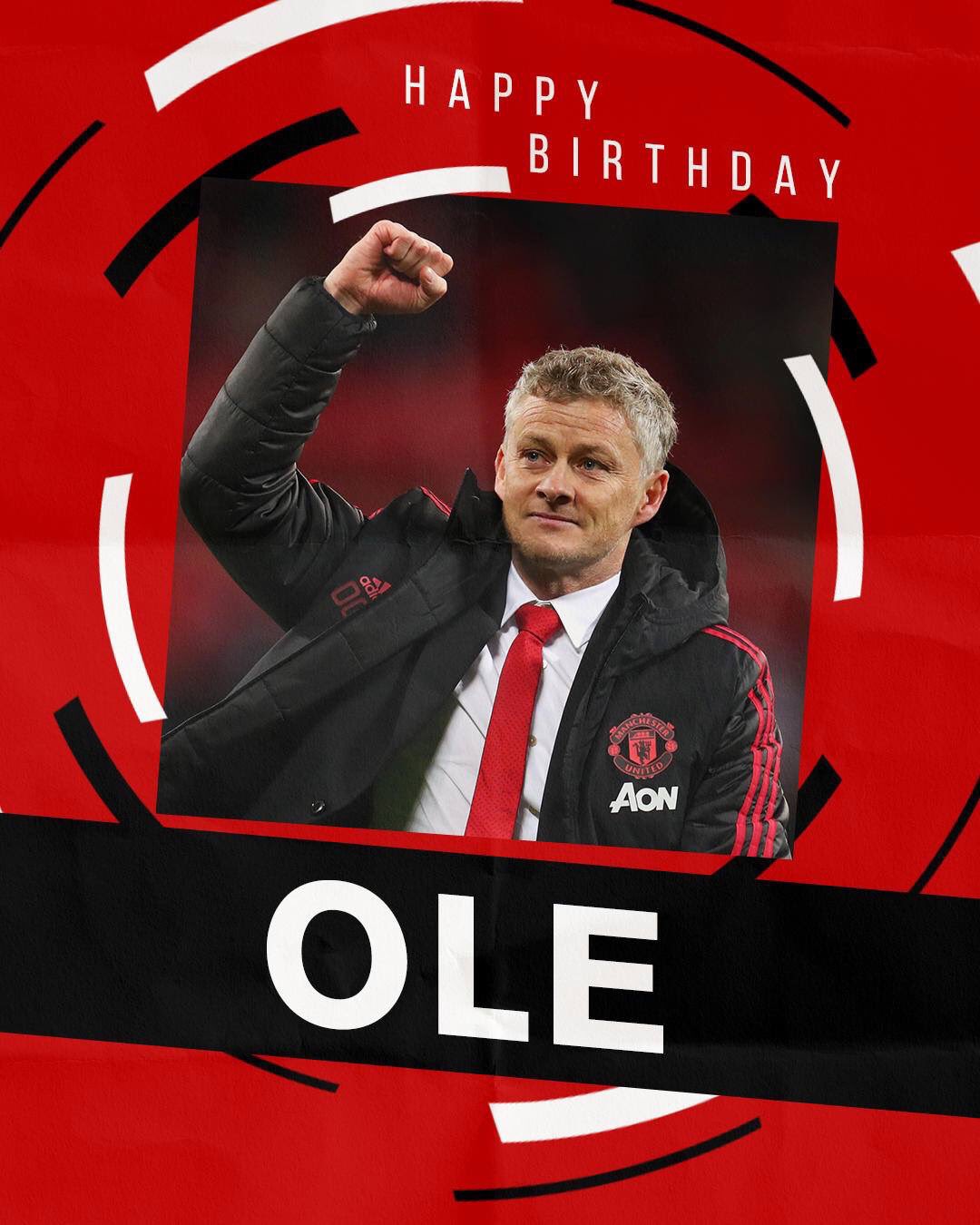                                Happy Birthday Ole Gunnar Solskjær    