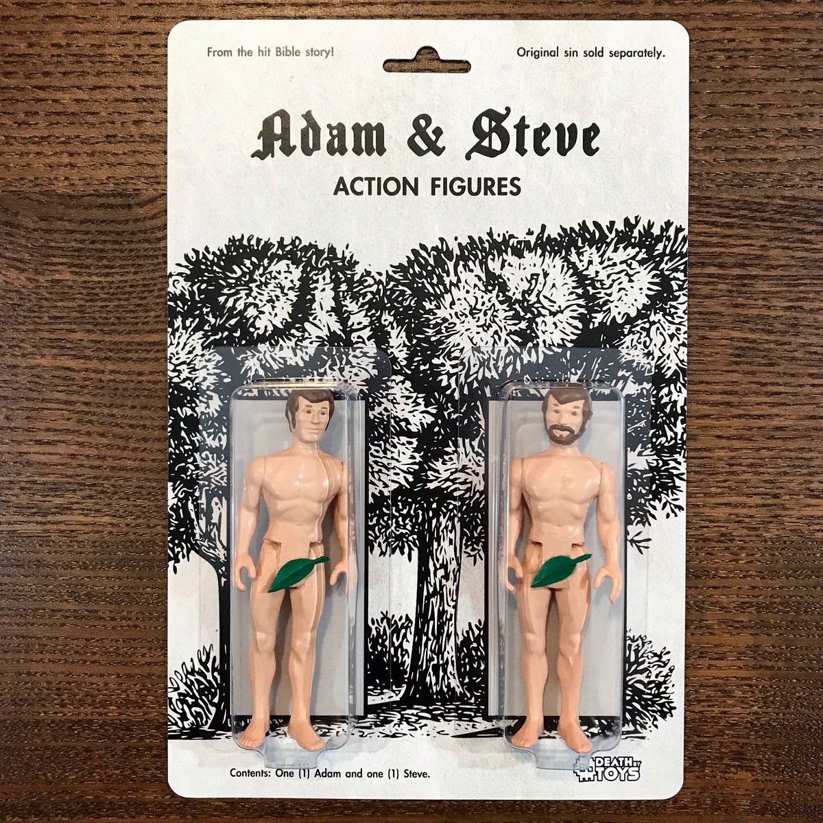 God made Adam & Eve, not Adam & Steve. 