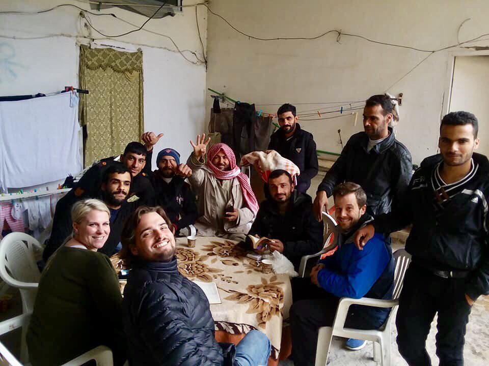 JonathanHaward's tweet photo. Part 2 of the picture I posted yesterday. A few hours later, and by then, we weren’t refugees and missionaries. We were new friends; people, created in the image of God. My prayer is that the seeds planted will result in us being brothers &amp; sisters in Christ. #globalinfusion https://t.co/YhitXNb574