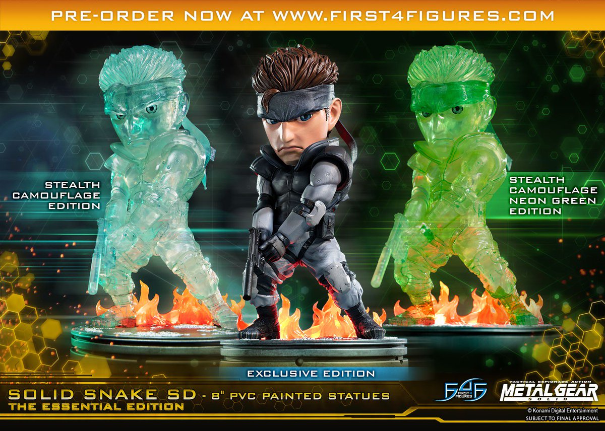 first 4 figures metal gear solid