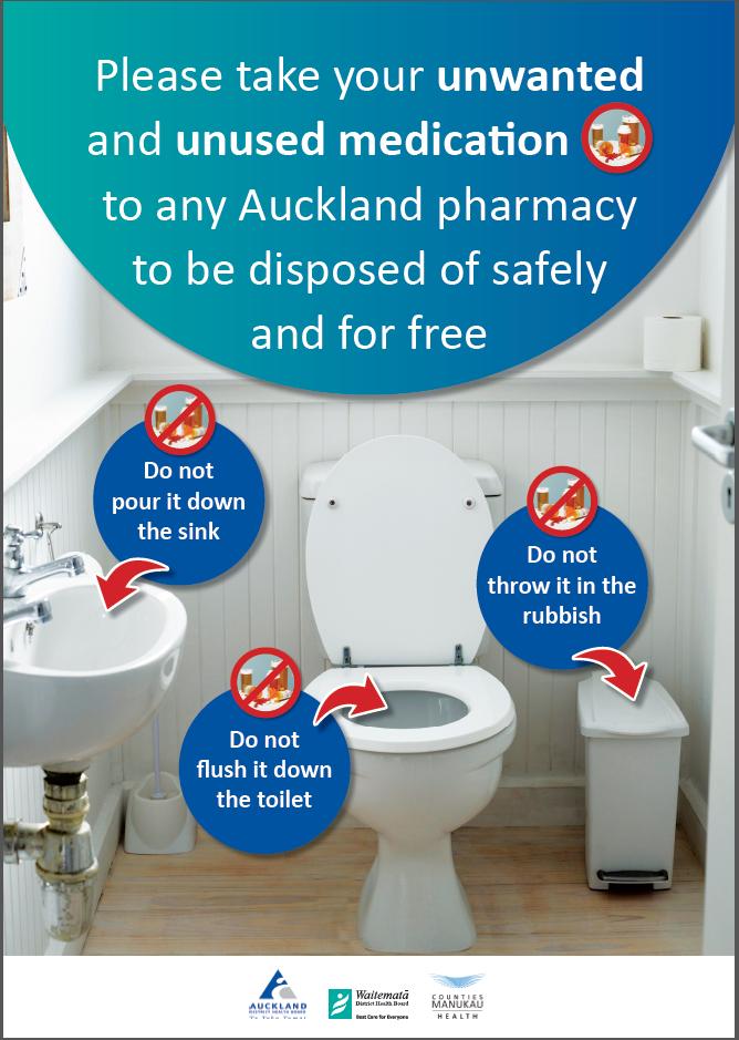 D.U.M.P.
The Disposal of Unwanted Medicines Properly

*Bring all unwanted and expired medicines to your local pharmacy
*
Don’t flush medicines down the toilet
*
Don’t pour medicines down the sink
*
Don’t throw medicines into the garbage bin

#PatientSafety #SafeDisposal