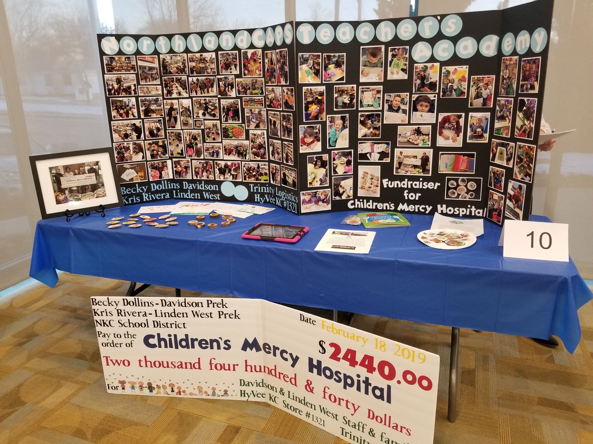 Proud of what our PreK classes were able to accomplish!  The impact is a lasting one for all involved. So great teaming with <a href="/riveraprek/">Kris Rivera</a> <a href="/HyVee/">Hy-Vee</a> to support <a href="/ChildrensMercy/">Children's Mercy</a> ! Tonight was the culmination of this project at the <a href="/NorthlandCAPS/">Northland CAPS</a> Teacher Academy Showcase. ❤ <a href="/NKCSchools/">NKC Schools</a>