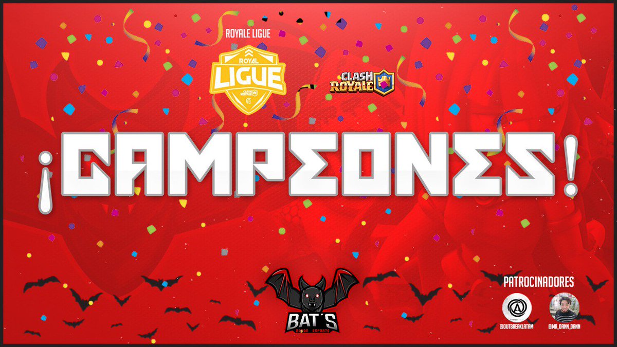 Felicidades Para El Equipo que quedo campeón de la primera edición🏆🎉
<a href="/BatsB_eSports/">Bat's Blood eSports 🦇</a>