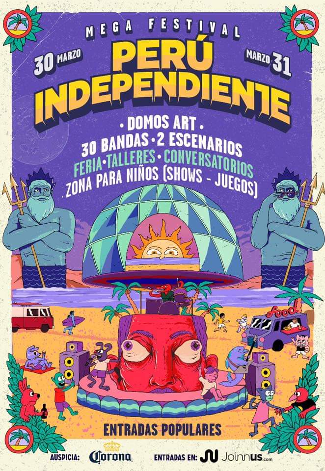 Vuelo707's tweet photo. Perú Independiente presenta su Mega Festival en Domos Art
30 - 31 de Marzo - 30 Bandas 2 escenarios, talleres, shows, juegos y mucho más. #FeriaIndependiente
@joinnus @DomosArt https://t.co/FRguJ58Okj