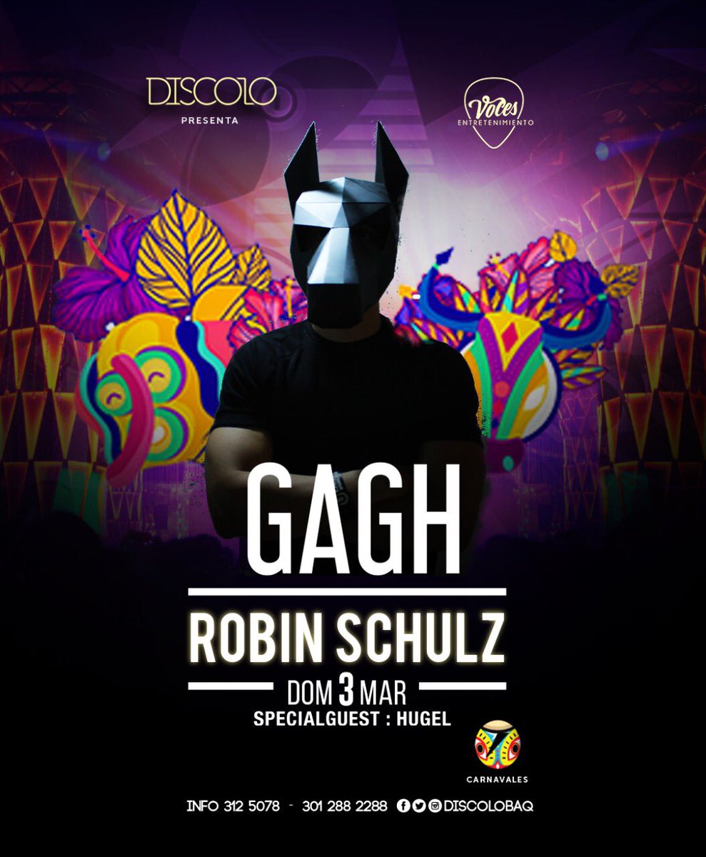 Gerandres7's tweet photo. Este 3 de Marzo junto a @robin_schulz !🔥 https://t.co/e4lIA9Pfbh