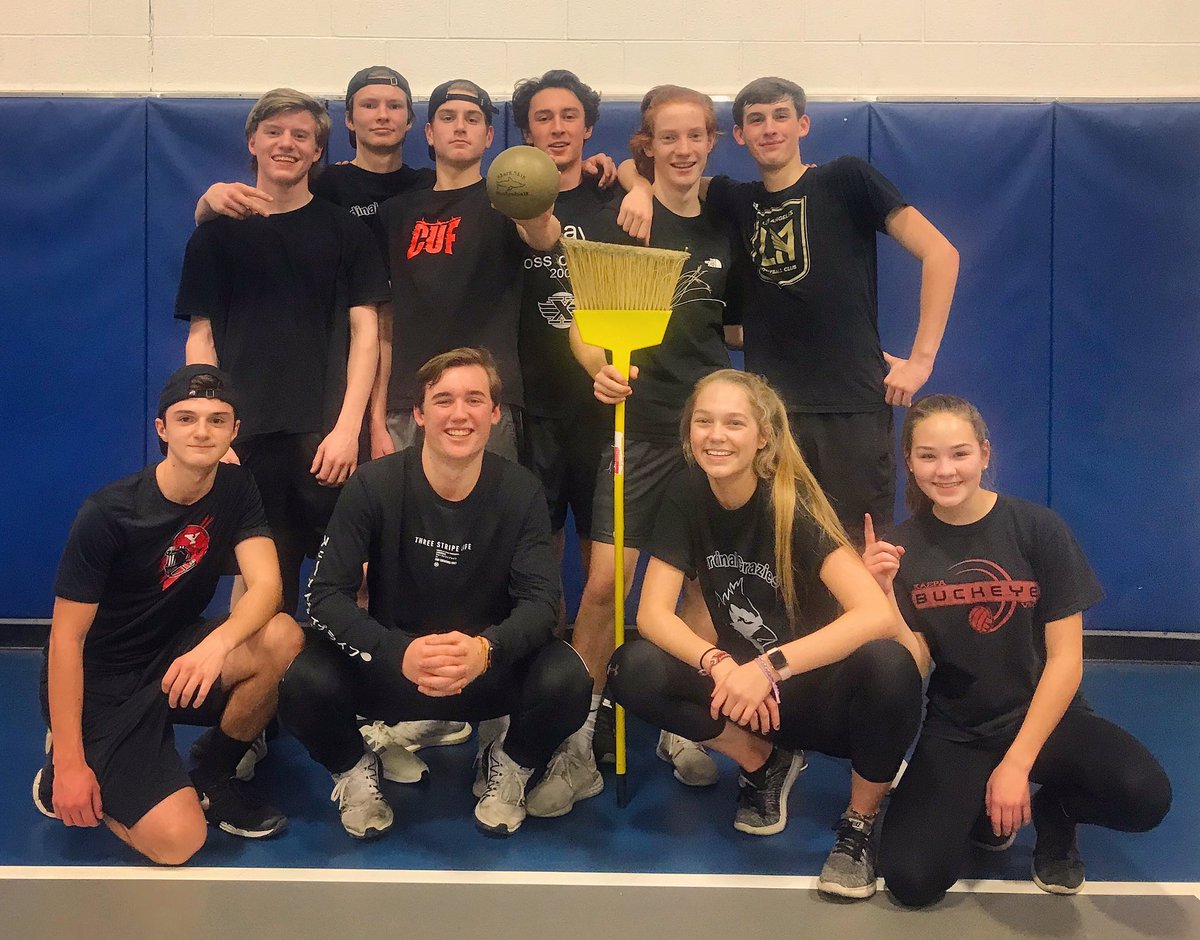 IanatLinworth's tweet photo. #JGFC wins the 2019 DodgeBowl! #TWHSDodgeball https://t.co/W9uUH4sh4N