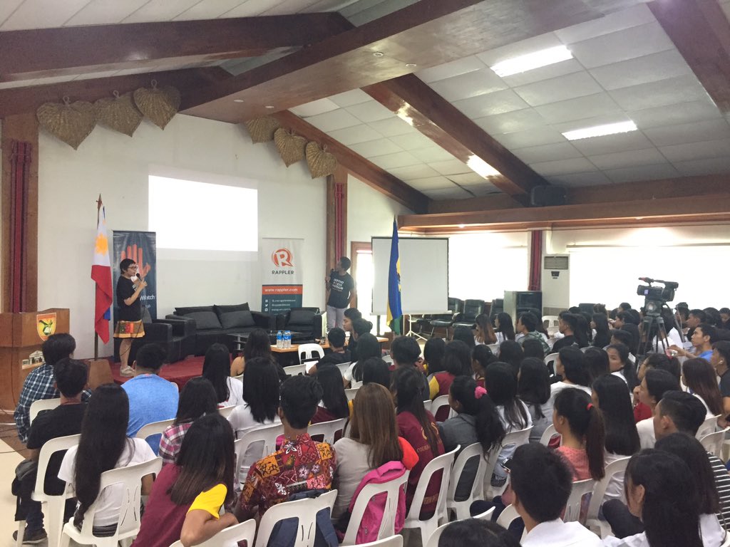 csukomyu's tweet photo. HAPPENING NOW | Rappler, in partnership with the University Student Government (USG) of CSU, conducts #MoveCagayan "Social Good in Digital Age" seminar at CSU- Carig Campus. The seminar-workshop aims to encourage social media awareness & responsible use of social media. https://t.co/AUBgjSlEo3