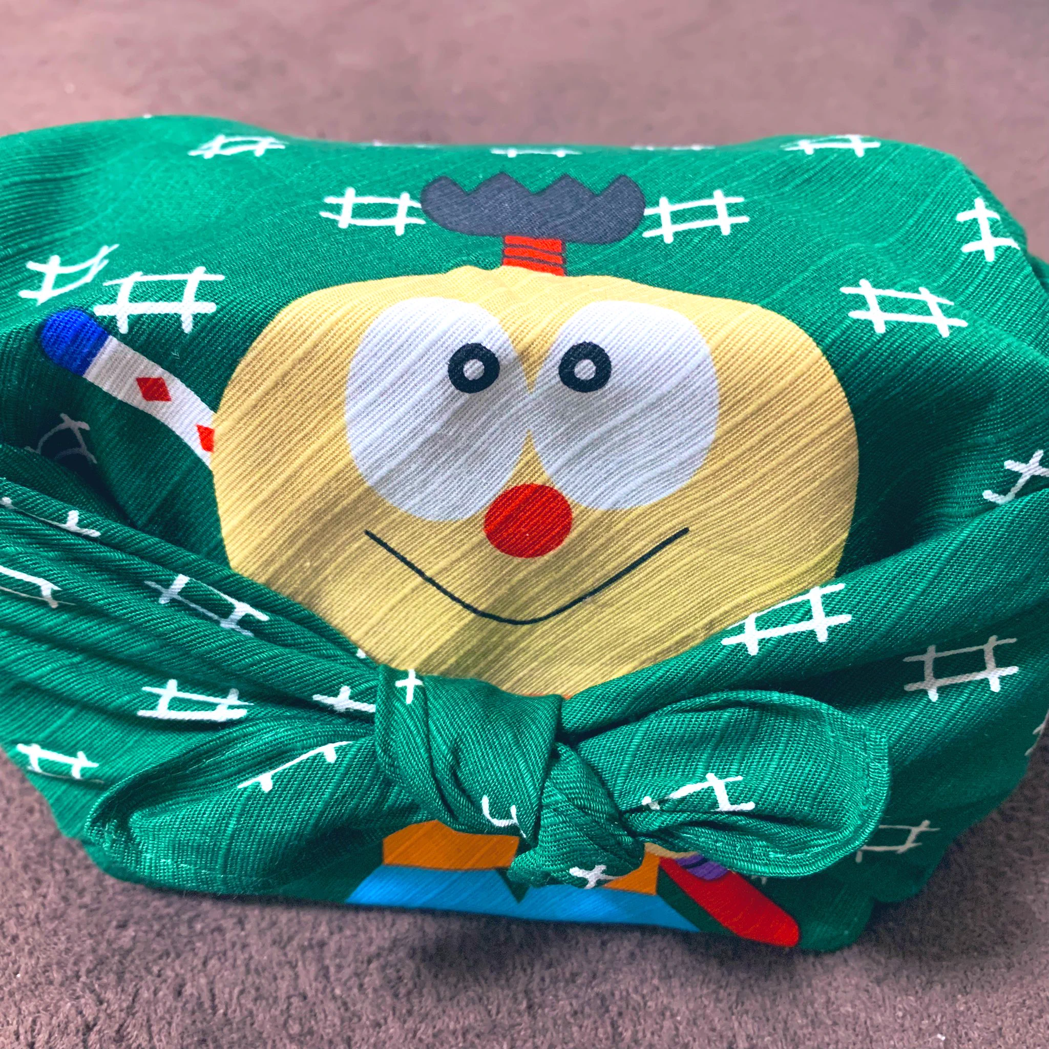 コロ助の手ぬぐいが可愛すぎる！お弁当泥棒じゃないかww