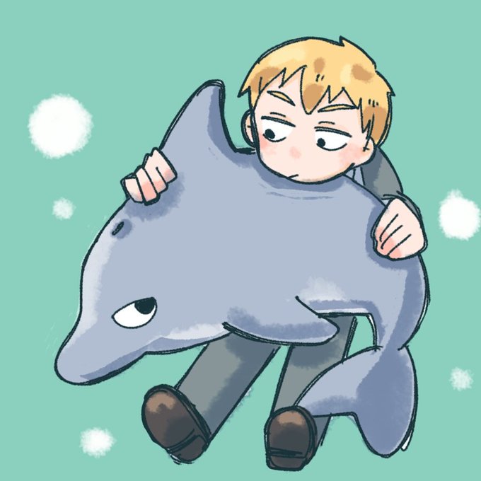 とくになんの脈略もないイルカになった少年モブと師匠 
