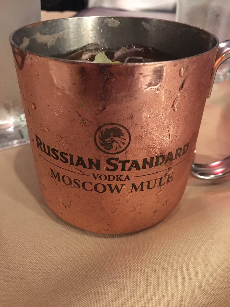 mollyclocktease's tweet photo. My favorite drink with my favorite vodka. #MoscowMule @RussianStandard #PandaLife #muggleworldmolly #mollyrunsamok #shhhhjustletithappen https://t.co/PRA9R5iDUC