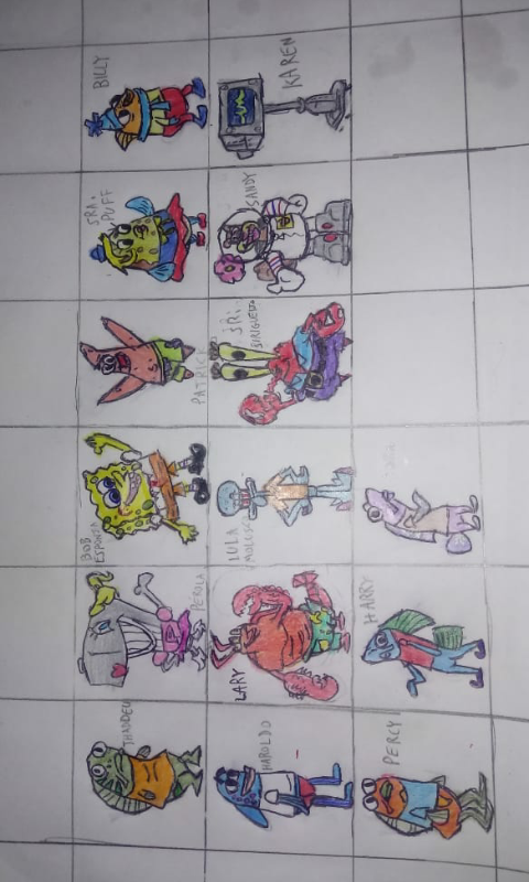 roquepoarr's tweet photo. meu irmão de 10 anos acabou de me dizer que vai desenhar todos os personagens da fenda do biquini (538 personagens segundo as contas dele) https://t.co/uD5bUaTz1Z