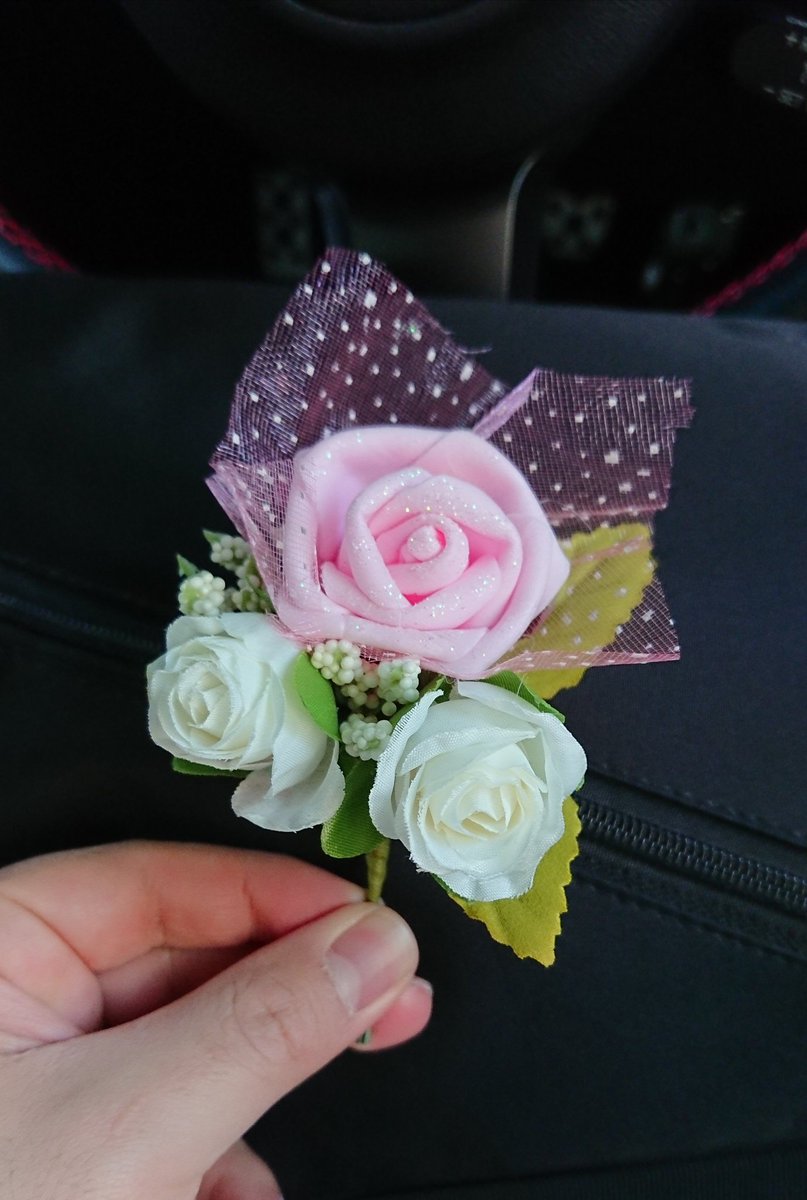 コサージュの作り方