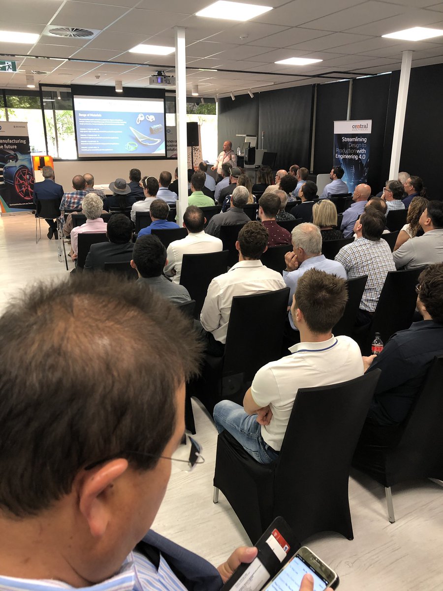 Perth manufacturers designers and innovators in our <a href="/KonicaMinoltaAu/">Konica Minolta</a> showroom joining us in launching <a href="/3dsystems/">3D Systems</a> Figure 4 Standalone #digitalmanufacturing #3Dprinting #additivemanufacturing