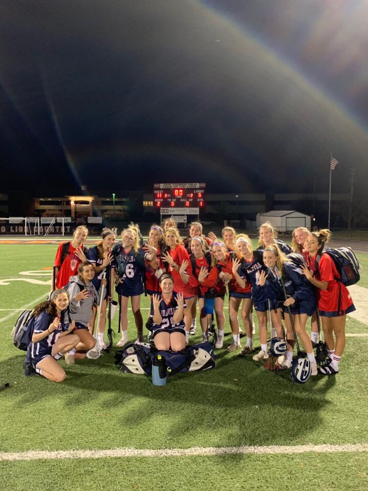LBGirlsLax's tweet photo. Tonight we beat Oviedo 11-6, and JV won 7-3. Great way to set the mood for the rest of our games this week where we host Lake Mary on Wednesday &amp; Celebration on Friday! #dub #W #weEATIN 🍝🍝🍝🍝 https://t.co/lDgpB1ejc2