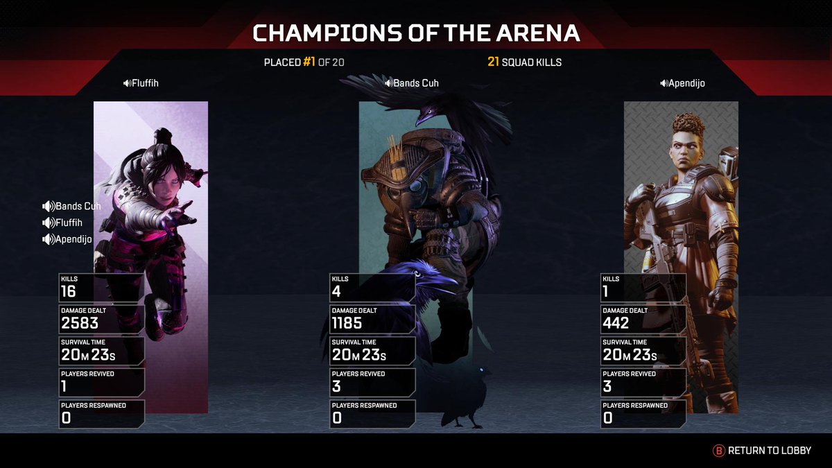 Fluffih's tweet photo. Some Nice games on APEX!!

#FLuffNation
#ApexLegends https://t.co/x6fJdqZktu