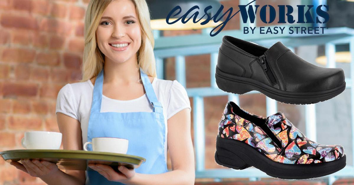 SlipGrips's tweet photo. Easy Works makes your job super EASY by providing you with superior slip-resistance &amp; comfort so you can get home safely to the things that really matter... whether that be your family, your cat or some quality Netflix binge watching! https://t.co/bYkQCtrTJO https://t.co/4x0P8Pi6zx