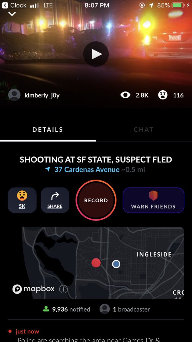 ManuelTheThird's tweet photo. There was a shooting right next to the library at @SFSU and the only warning I got was from @CitizenApp_SF #SanFrancisco #parkmerced #sfstate #shooting https://t.co/K8Y6l8O0gQ