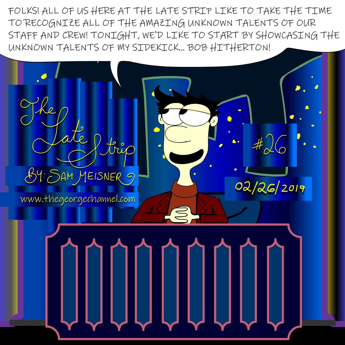 _georgechannel_'s tweet photo. Bob Hitherton's got a special hidden talent! What is it, you might be wondering? Go to 'Today's Comic' and you'll find out! Hehehe! https://t.co/UbLPVNuSD5