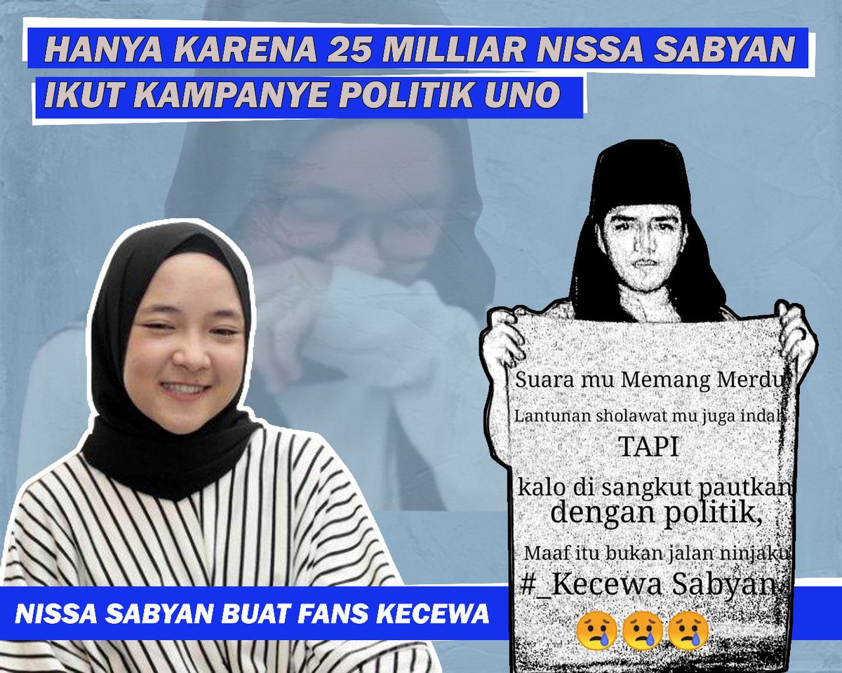 #FansNissaSabyanKecewa