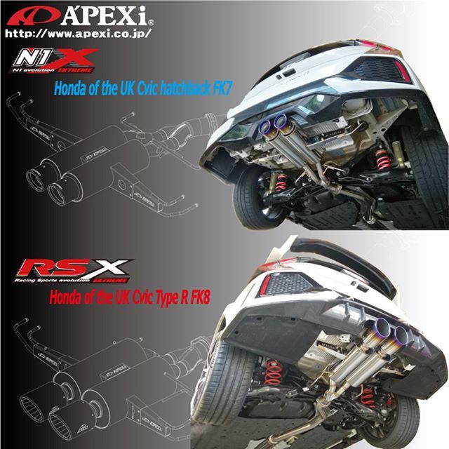 Apexi Japan Civic Hatchback Sport Fk7 Civic Type R Fk8 Exhaust System Is On Sale Well アペックス Apexi Apexiusa Apexijapan Knowledgemakespower Findyourdrivingfun Exhaust Honda Civic Typer Fk8 Fk7 T Co Erjidpjker