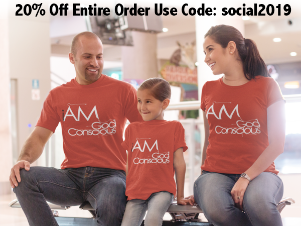 3rdday_apparel's tweet photo. www.3rddayapparel #iamGodconscious 20% off using code: social2019 &amp; you get free shipping on all orders over $40 https://t.co/D66M1y9Z91