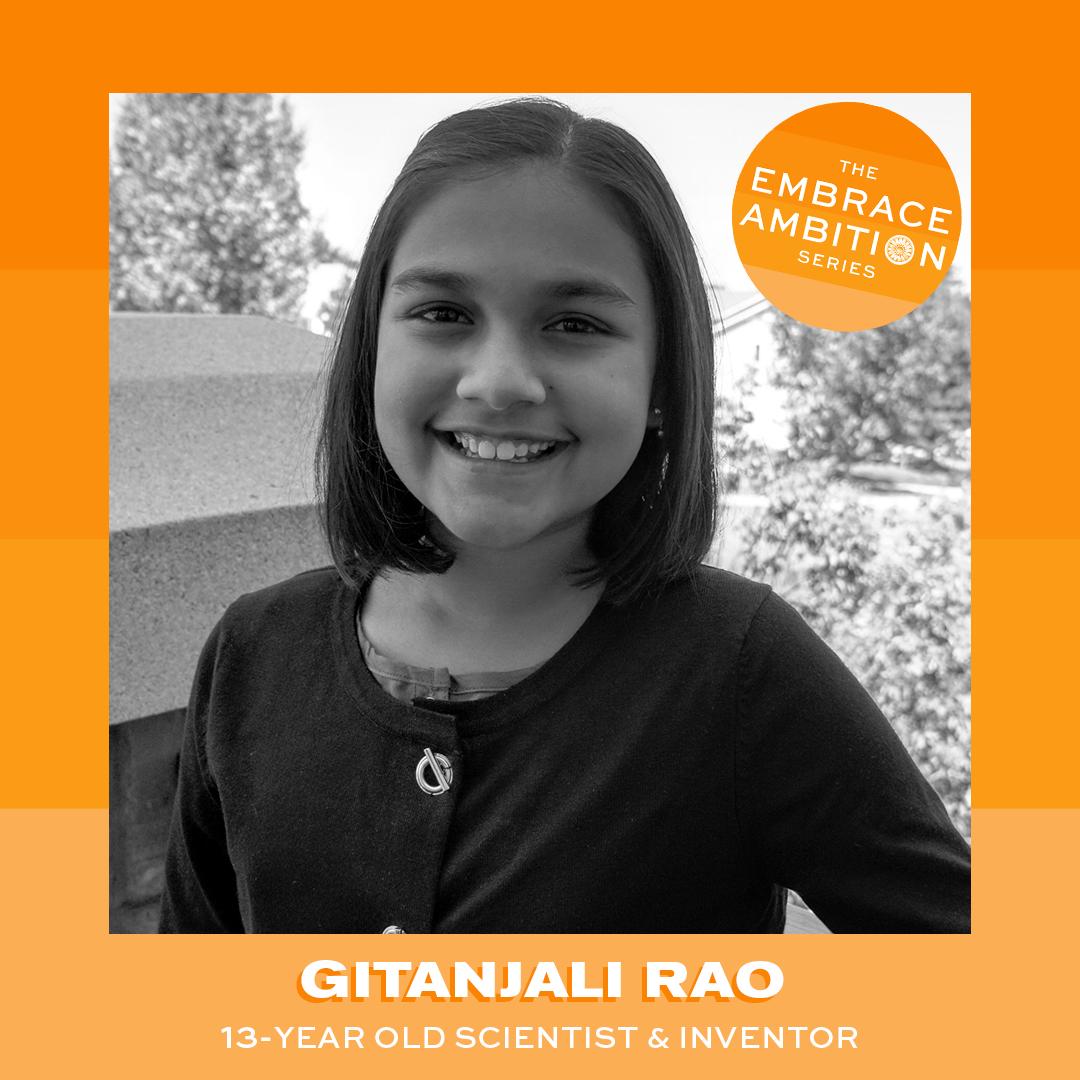 gitanjaliarao's tweet photo. I’m thrilled to join @ToryBurchFdn for their #EmbraceAmbition Series event in #SanFrancisco on March 6th to challenge stereotypes and empower women &amp; girls! Sign up for a virtual pass to watch the livestream here: https://t.co/kIgzaAZ6Vz https://t.co/emjVsGdlNG